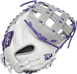 34 Inch Rawlings Liberty Advanced Color Series 4.0 Women's Fastpitch Softball Catcher's Mitt RLACM34FPWPG