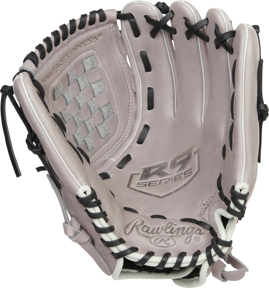 Rawlings R9 Contour Fit 11.5 Inch Girl's Fastpitch Softball Glove R9SB115U-3GW 4 Rawlings R9 Contour Fit 11.5 Inch Girl's Fastpitch Softball Glove R9SB115U-3GW - Image 2