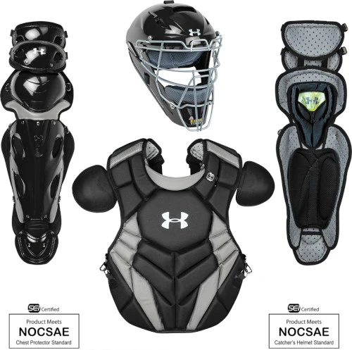 Under Armour Pro 4 Series Intermediate Baseball Catcher Gear Set UACKCC4-SRP 3 Under Armour Pro 4 Series Intermediate Baseball Catcher Gear Set UACKCC4-SRP