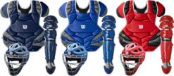 Wilson C1K Protection WTA4603 Adult Baseball Catcher's Gear Set -Baseball Gear Shop wilson c1k protection wta4603 adult baseball catcher s gear set 9
