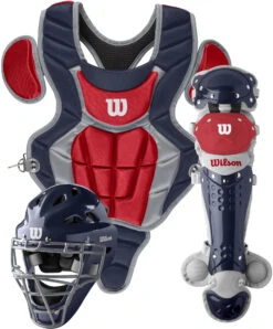 Wilson C200 Youth Baseball Catcher's Gear Kit WB57116 -Baseball Gear Shop wilson c200 youth baseball catchers gear kit wb57116 21