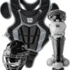 Wilson C200 Youth Baseball Catcher's Gear Kit WB57116 -Baseball Gear Shop wilson c200 youth baseball catchers gear kit wb57116 29
